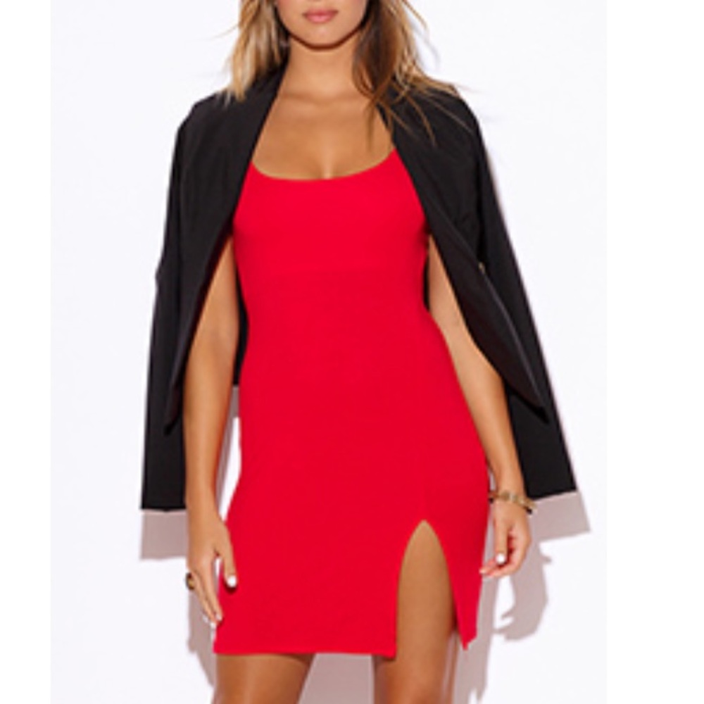 NEW Slit Mini Dress